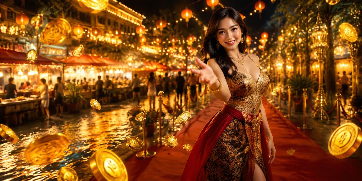 Suasana pasar malam Vietnam dengan layar pertandingan olahraga dan aktifitas taruhan